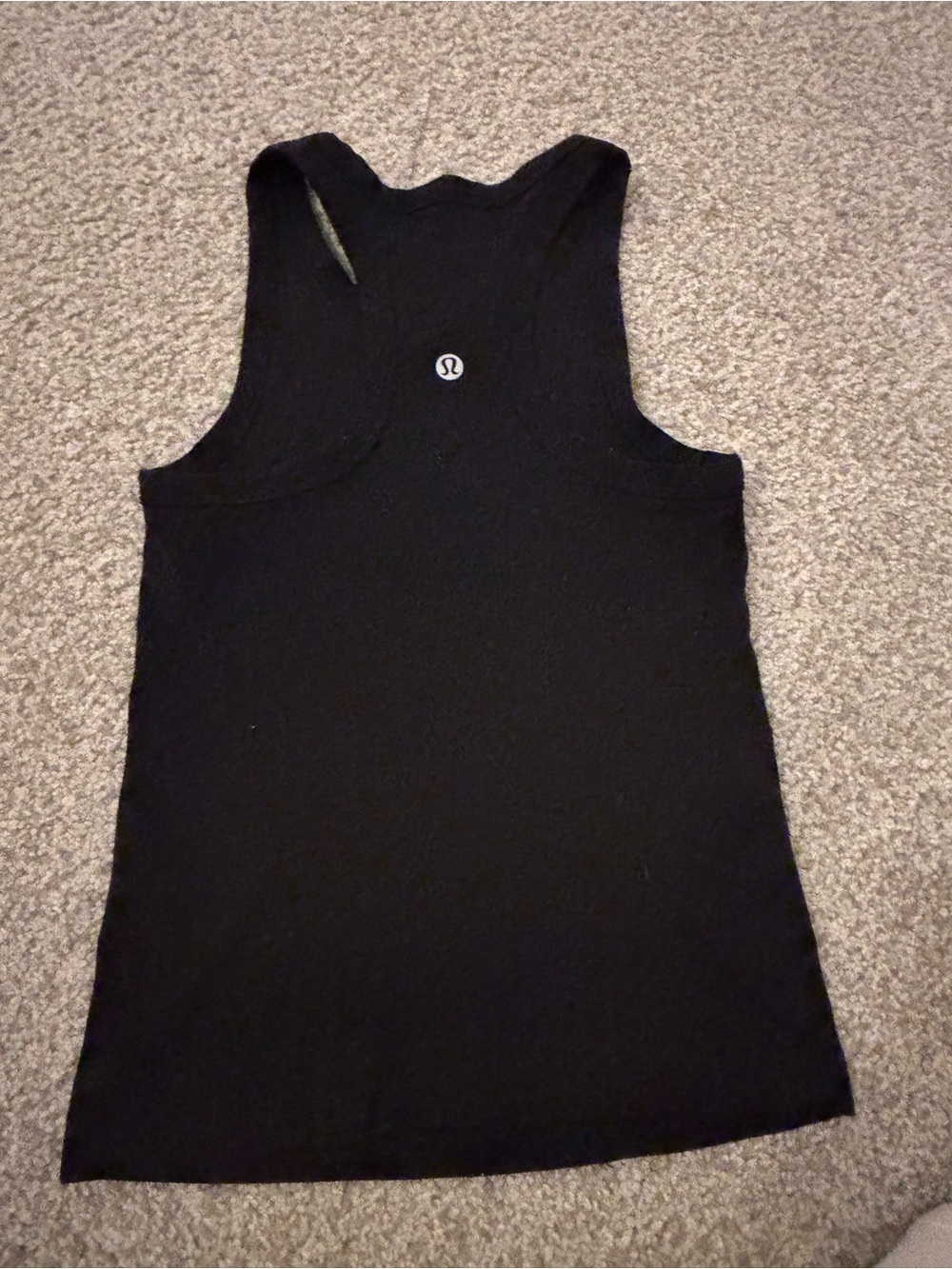lululemon athletica Black Racerback Performance Tank